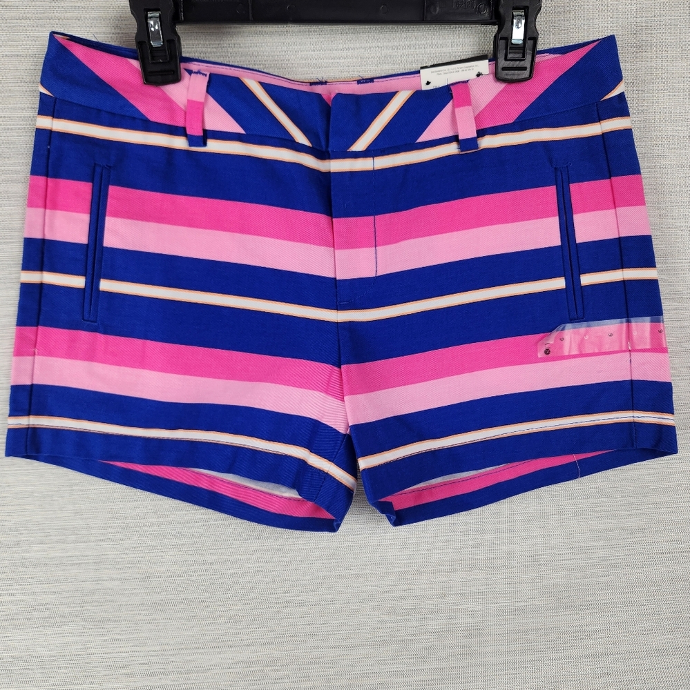STYLUS NWT Ladies Shorts, blue & pink, Size 6